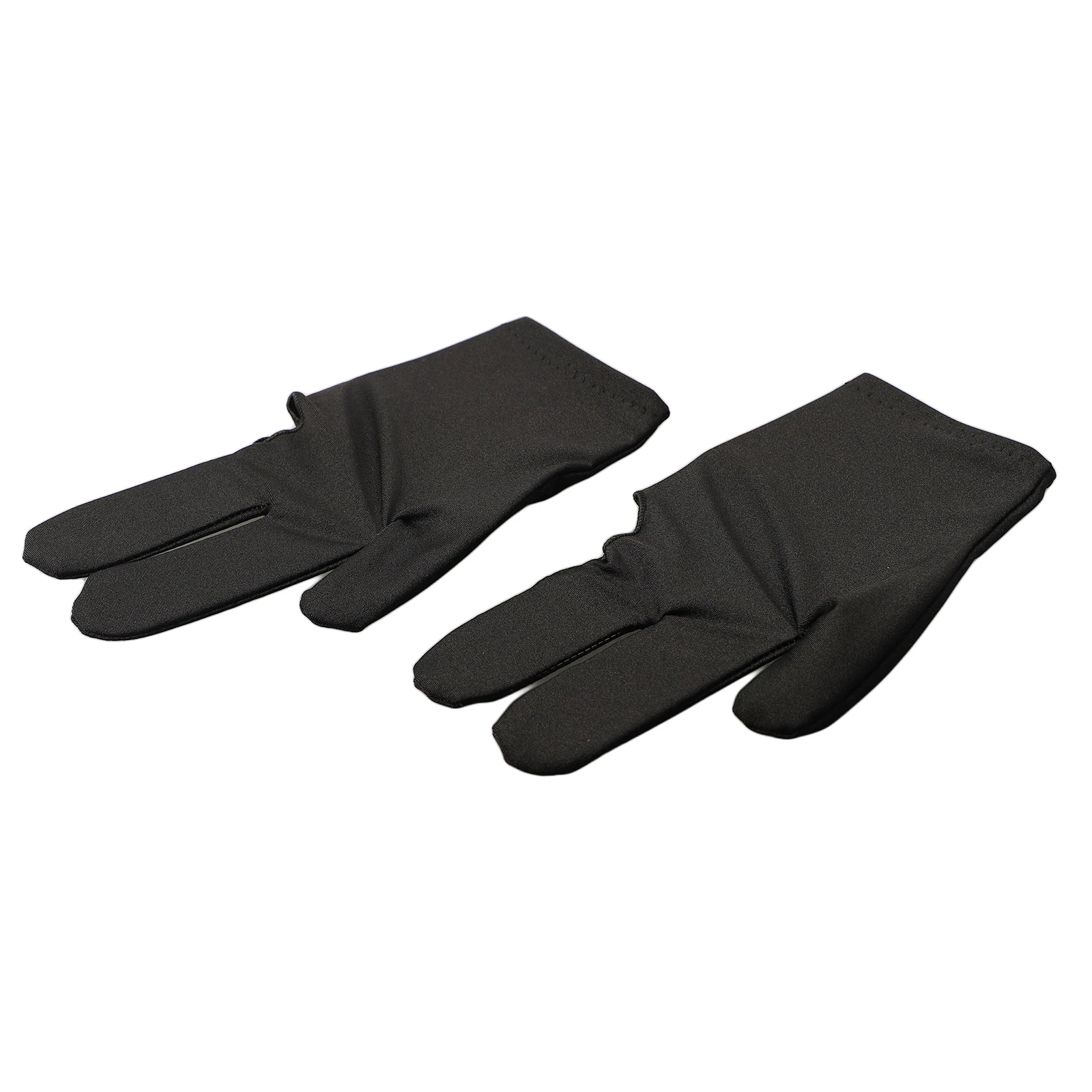 Billiards Snooker Three Finger Gloves 90 Nylon 10 Spandex Billiards Left Right Snooker Spandex Three Finger 25cm Handed Pool