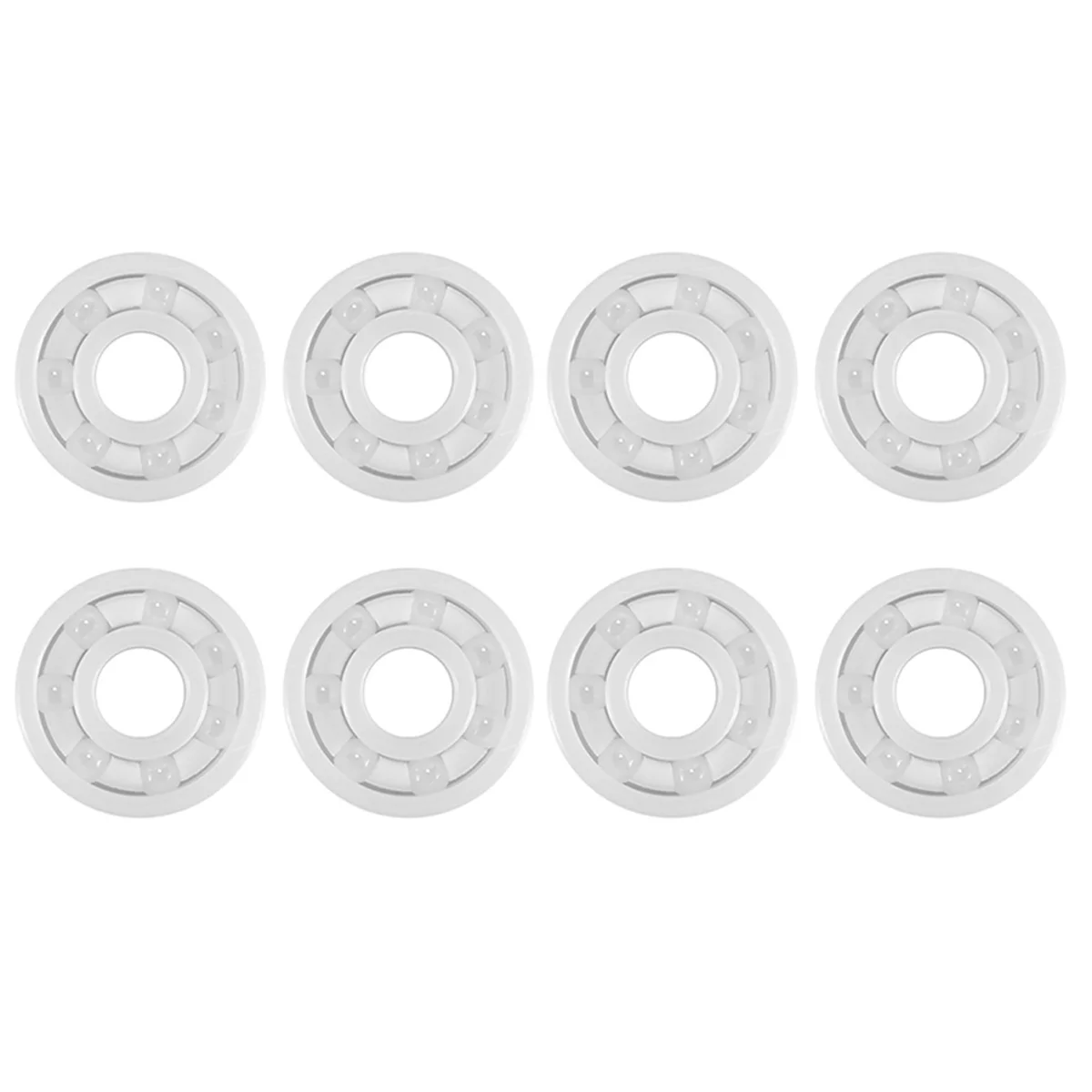 

8Pcs 608 Full Ceramic Bearing ZrO2 Ball Bearing 8mmx22mmx7mm Zirconia Oxide Bearing