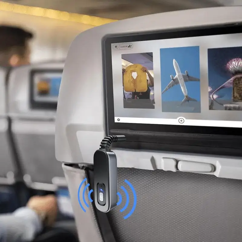 สำหรับอ้างอิงคำอธิบายตัวรับสัญญาณเสียงสำหรับรถยนต์2-in-1 3.5มม. ชนิด C AUX อะแดปเตอร์รถยนต์ช่วงยาวอะแดปเตอร์เสียงยกเลิกเสียงรบกวน