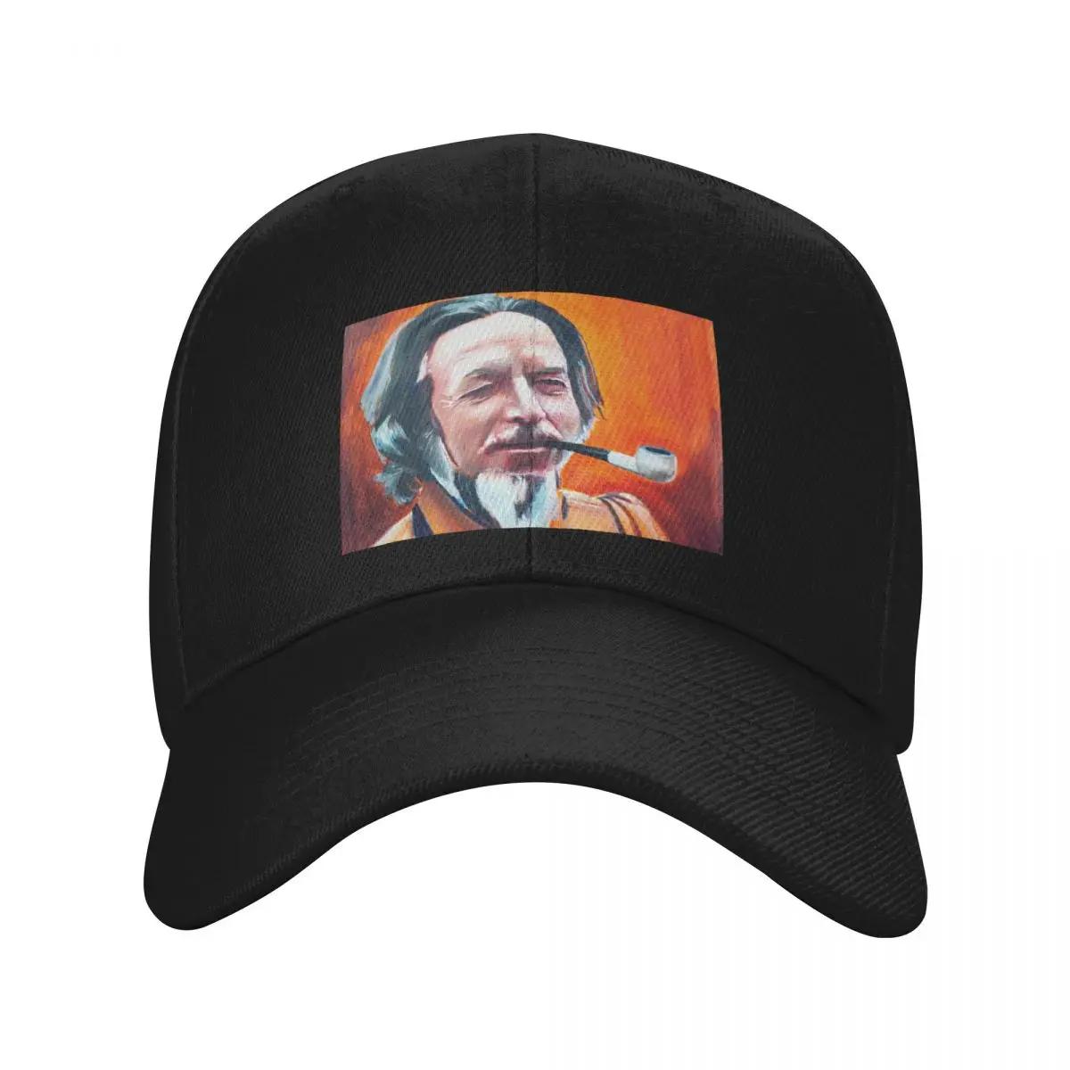 Alan Watts |   Pintura de Alan Watts Gorra de béisbol Visera Golf Hat Anime Hat Hiking Hat Mujeres Hombres