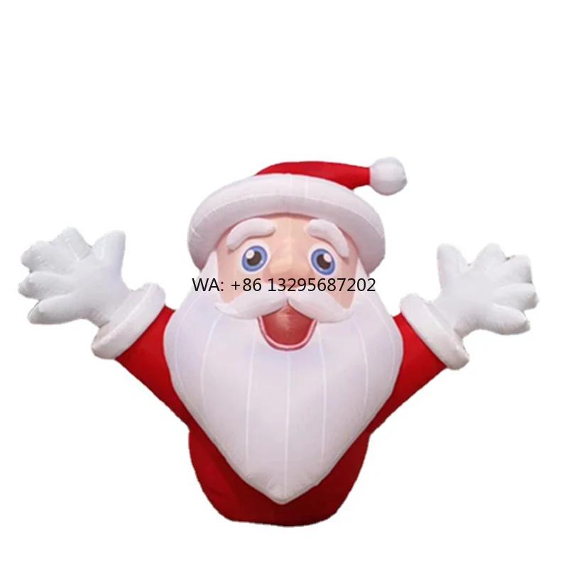 

6m 20ft Tall Inflatable Santa Claus Doll With Illuminated LED Lights for Decoration Perfect for Christmas New Year Party 2024