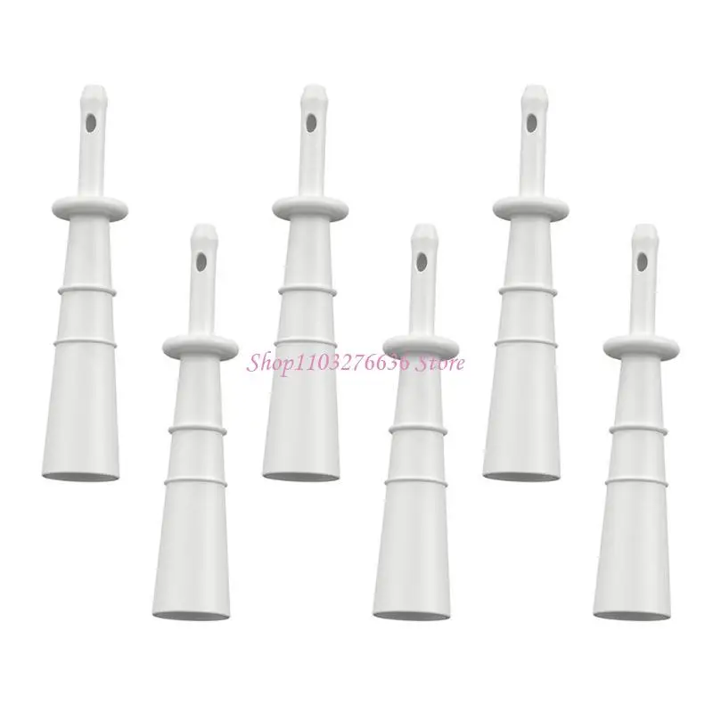 

R6FD 6pcs анти-флилента детского выхлопного стержня для быстрого и безопасного смягчения из числа с рельефом Sovling Soft TPE