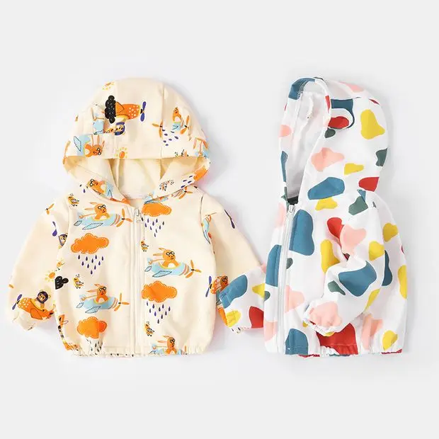 

2024 Baby Girl Clothes Baby Boomer Children's jacket spring 6 Months to 5 Years old boy's little baby jacket spring and autumn