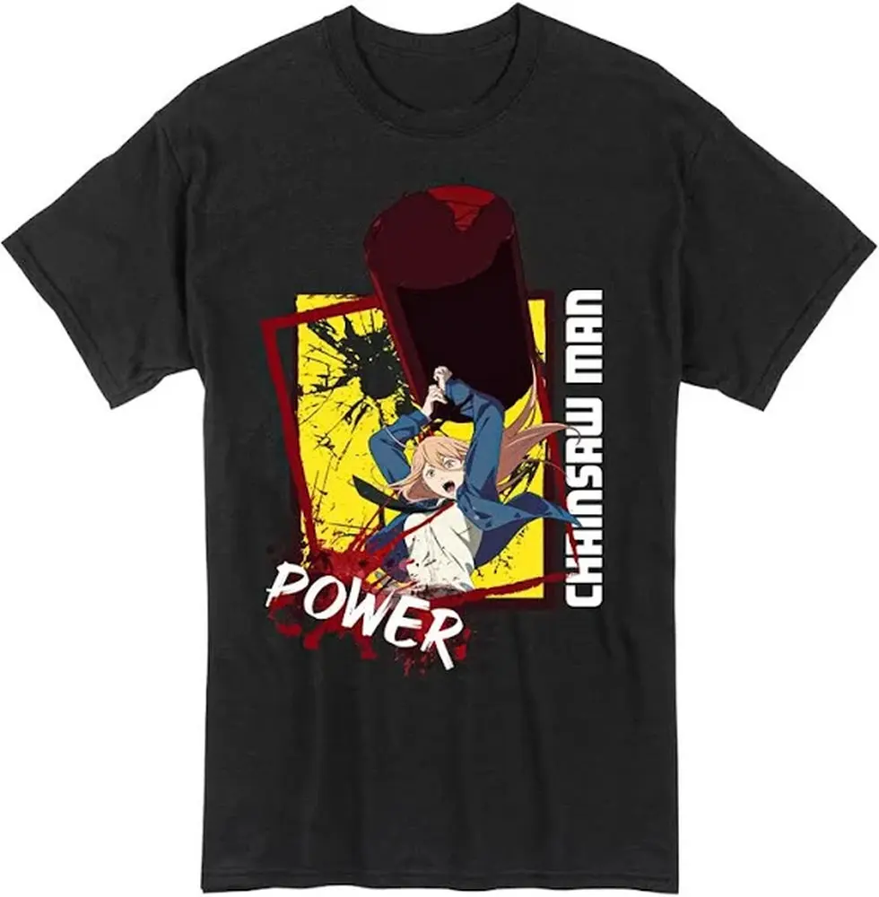 

p12 anime cartoon Chainsaw Manfans TEE T-shirts for both men and women clothes 2025 new Graphic Streetwear 100% Cotton