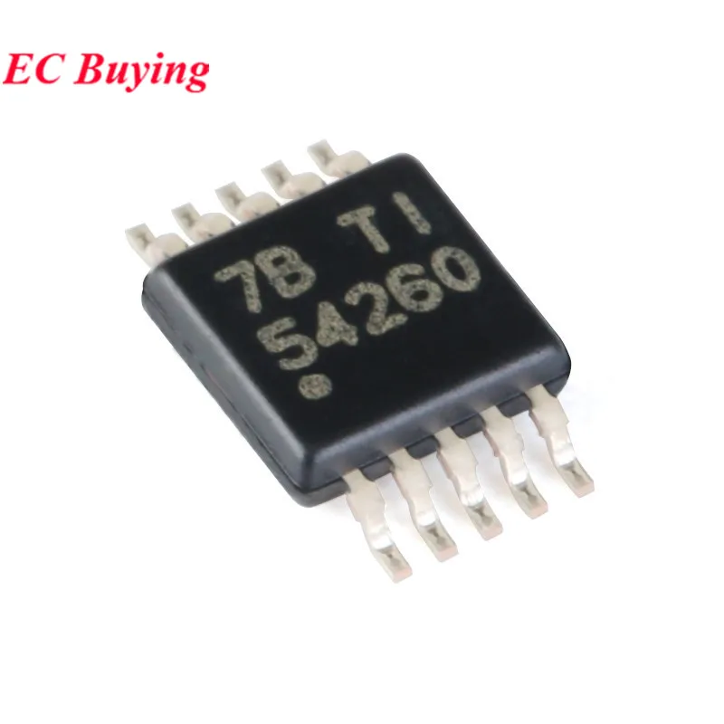 10Pcs/1pc TPS54260DGQR TPS54260 54260 MSOP-10 3.5-60V Input 2.5A Step-Down Buck Converter Chip IC