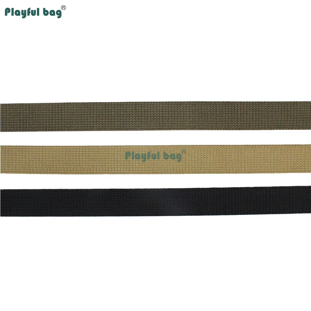 5M High Strength Nylon Webbing 22mm Width 1.3mm Thick Tactical Strap for Outdoor Gear NA122