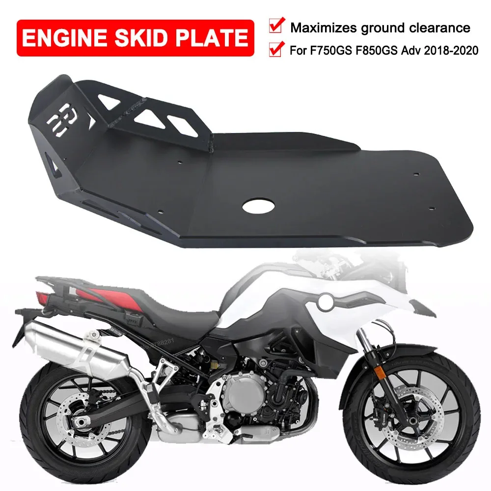 For BMW F750GS F850GS Adventure F750 F850 GS ADV 2018-2023 Engine Guard Skid Plate Bash Plate Chassis Oil Sump Protector Cover