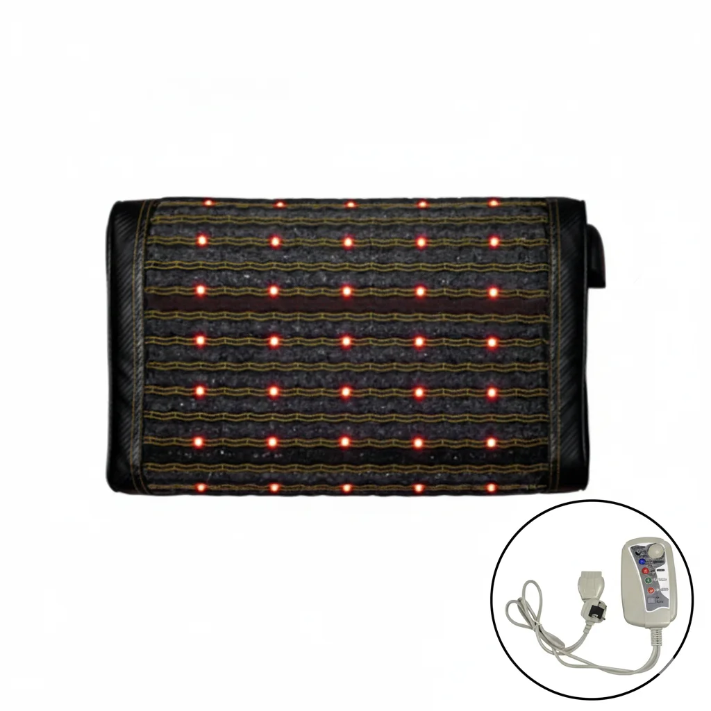 Heated Photon Comfort Sleep Pillow Stone Warming Therapy Pad with Ion-Enhanced Layer Relaxing Neck Relief for Everyday Use