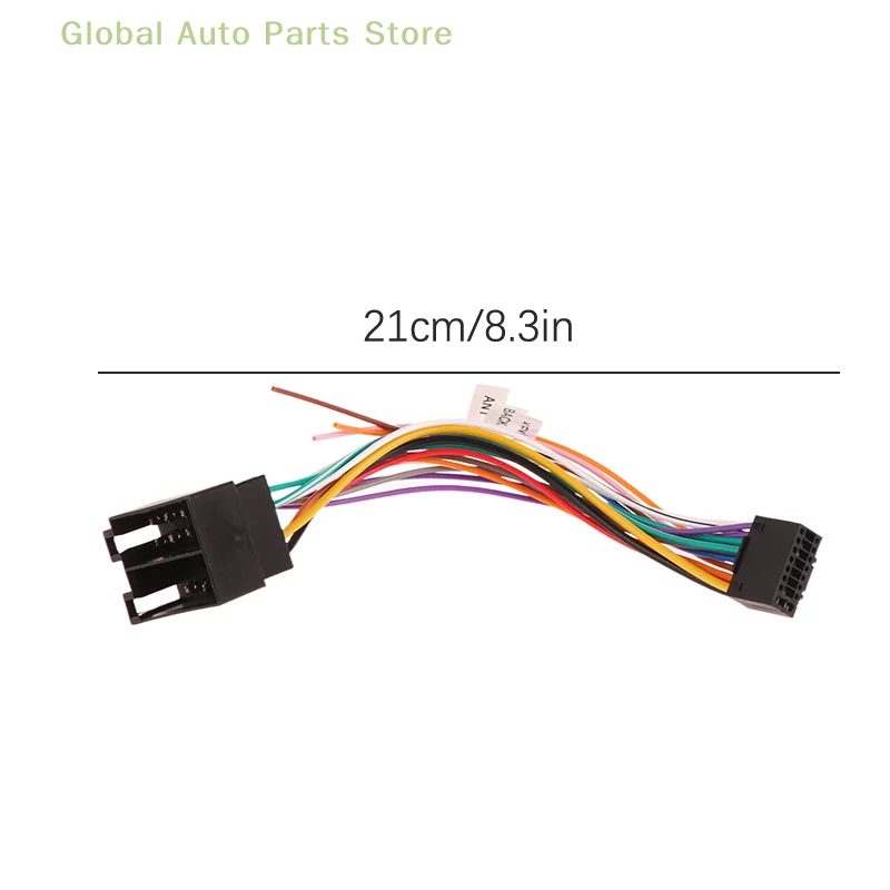 16 PIN Car Modified Power Cord Speaker Cable ZHANGXUN Android To Volkswagen ISO Tail Line Adapter Cable images - 6