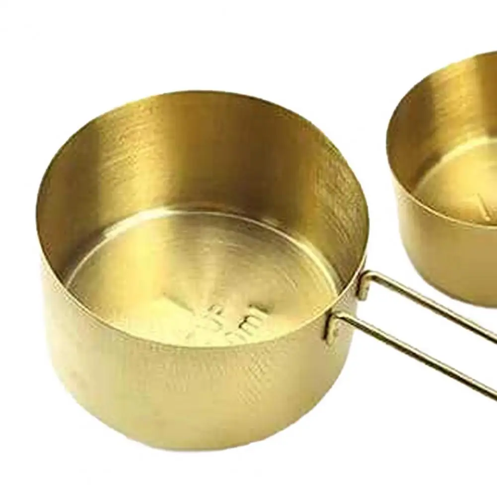 Luxury Kitchen Accessories Stainless Steel Measuring Cups Spoons Set Ergonomic Handle Kitchen Gadgets Dishwasher Safe Cooking