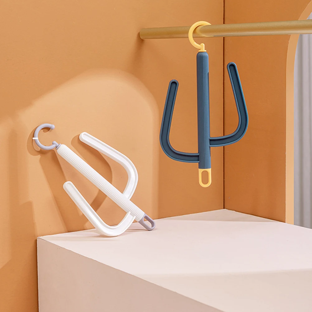 

Shoes Drying Rack ABS Plastic Tail Hook Design for Combining and Hanging on Rope Clothes Pole Space Saving Solution