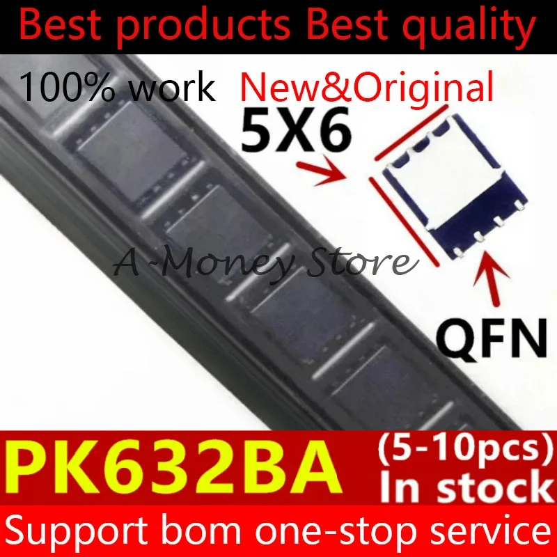 

(5-10pcs)632BA PK632BA QFN-8