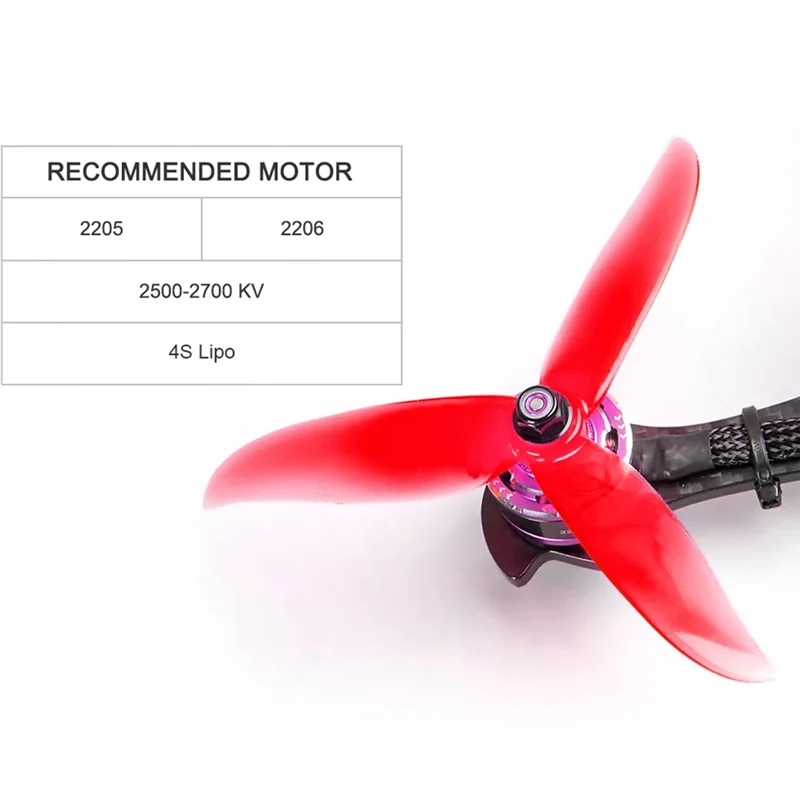 AA84 8 шт. T5045C PRO пропеллер Tri-лопастной FPV пропеллер 4CW + 4CCW для FPV Freestyle Drone Quadcopter часть