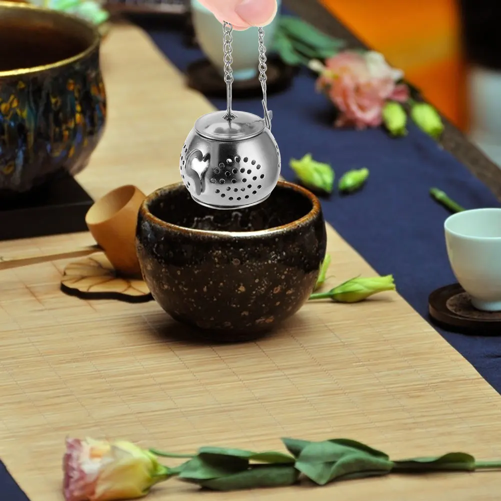 

Delicate Tea Set Accessories Filter Perforated Stainless Steel Strainer Steeper Coffee