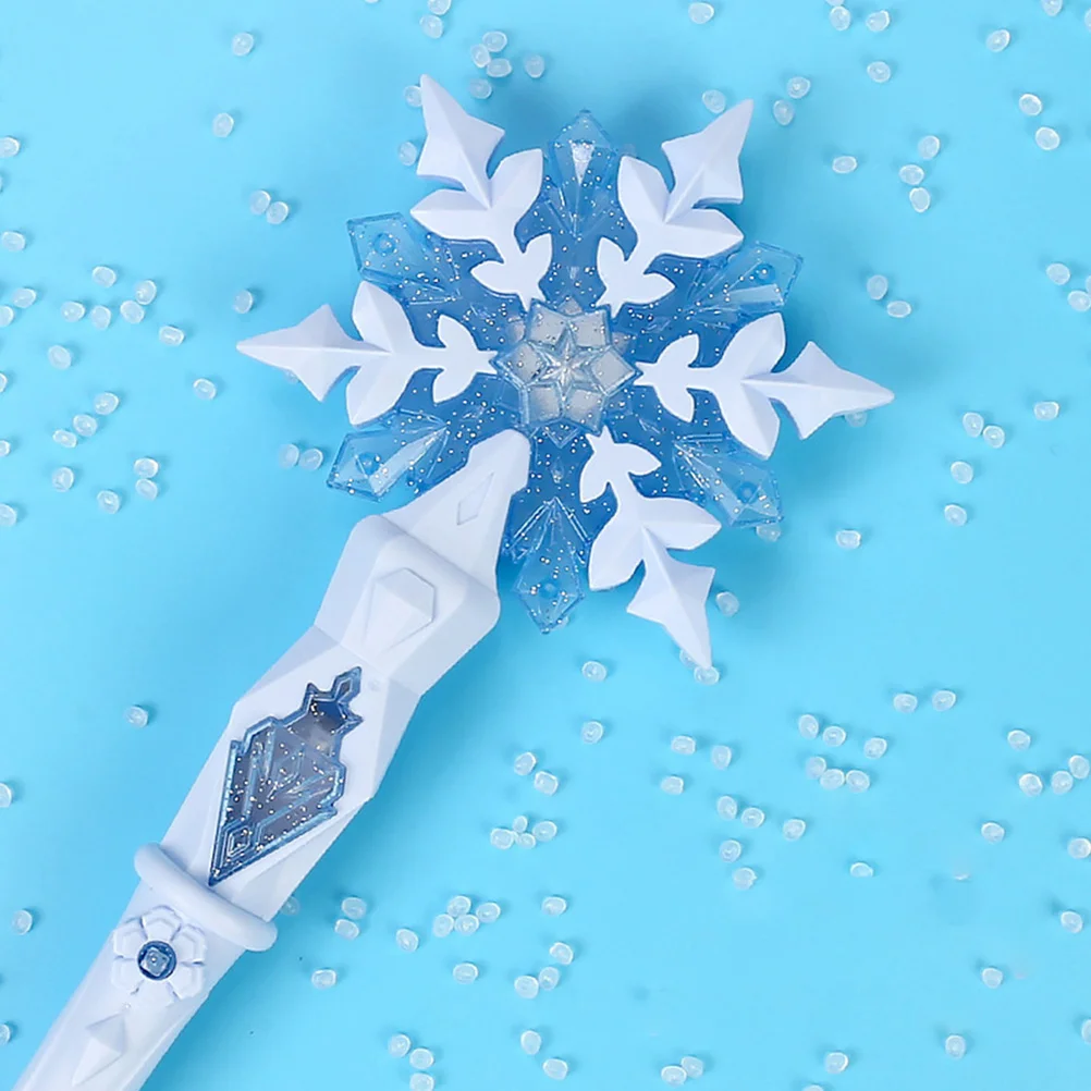 2 uds copo de nieve barras de luz brillantes princesa reina juguete de rol regalos de cumpleaños fiesta escenario decorativo