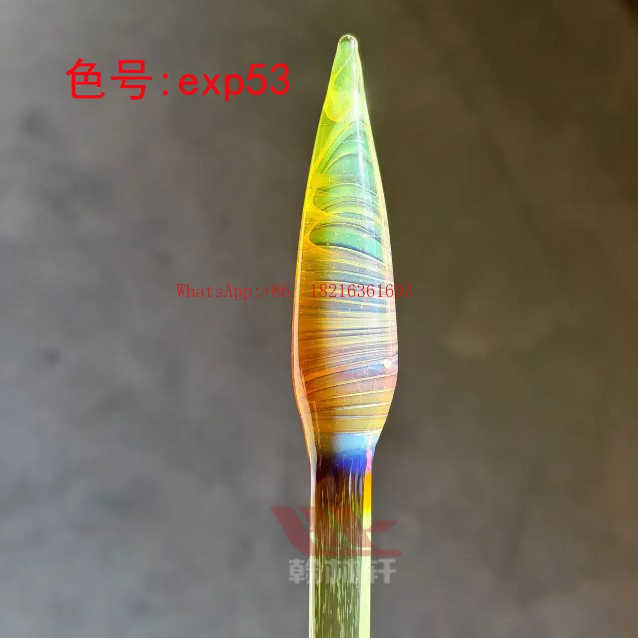 Limited Time EXP53 Burning Glass Lamp Turquoise Amber Rod Color High Borosilicate Glazed Hard Material