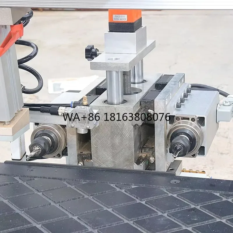 Woodworking Machinery CNC Side Hole Machine Double Head Desktop High-speed Three in One Punching Machine Drilling Machine