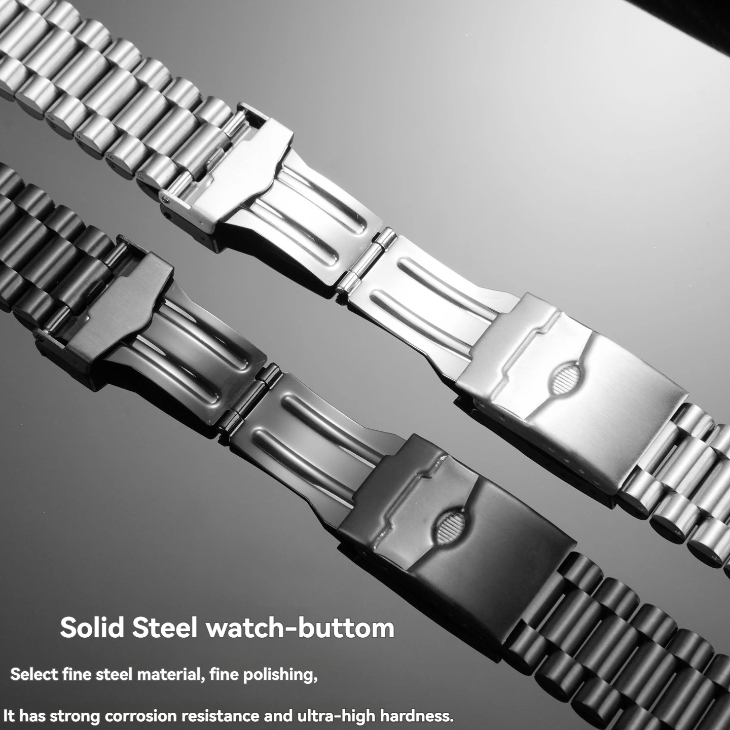 20 22mm links sólidos pulseira de metal para tag heuer pulseira de relógio extremidade plana implantação fivela aço inoxidável pulseira masculina