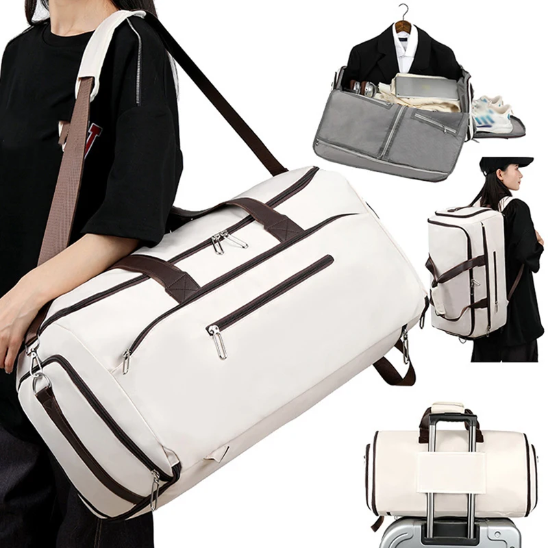 

Спортивная спортивная сумка для обуви, карманная дорожная сумка для деловых поездок, рюкзак для багажа, большая вместительная сумка на плечо для коротких дистанций