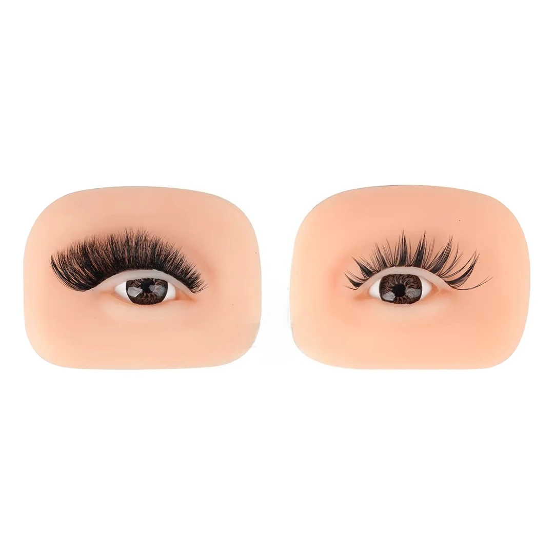 Lash Mannequin Eyes Silicone Mannequin for Eyelash Extension Training Wholesale Lash Kits
