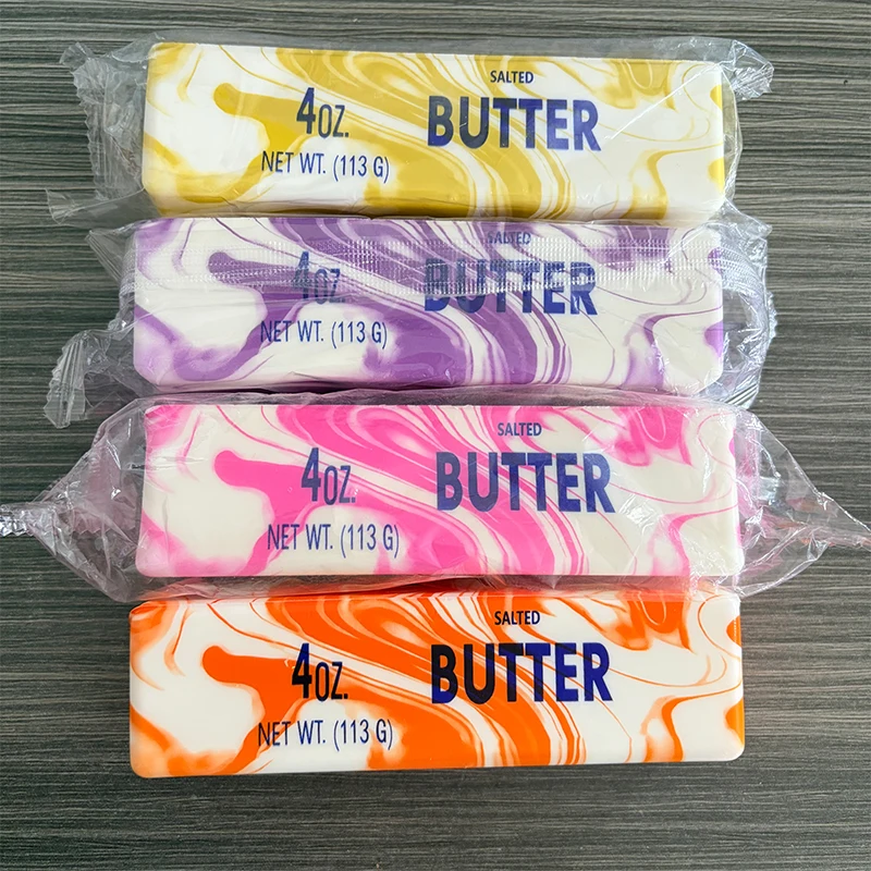 Weicher, Quetschbarer Butter-Stick Fidget-Spielzeug zur Stresslinderung, Langsam Aufsteigendes Squeeze-Spielzeug zur Angstlinderung, Entspannungsgeschenke für Erwachsene – Detail 4