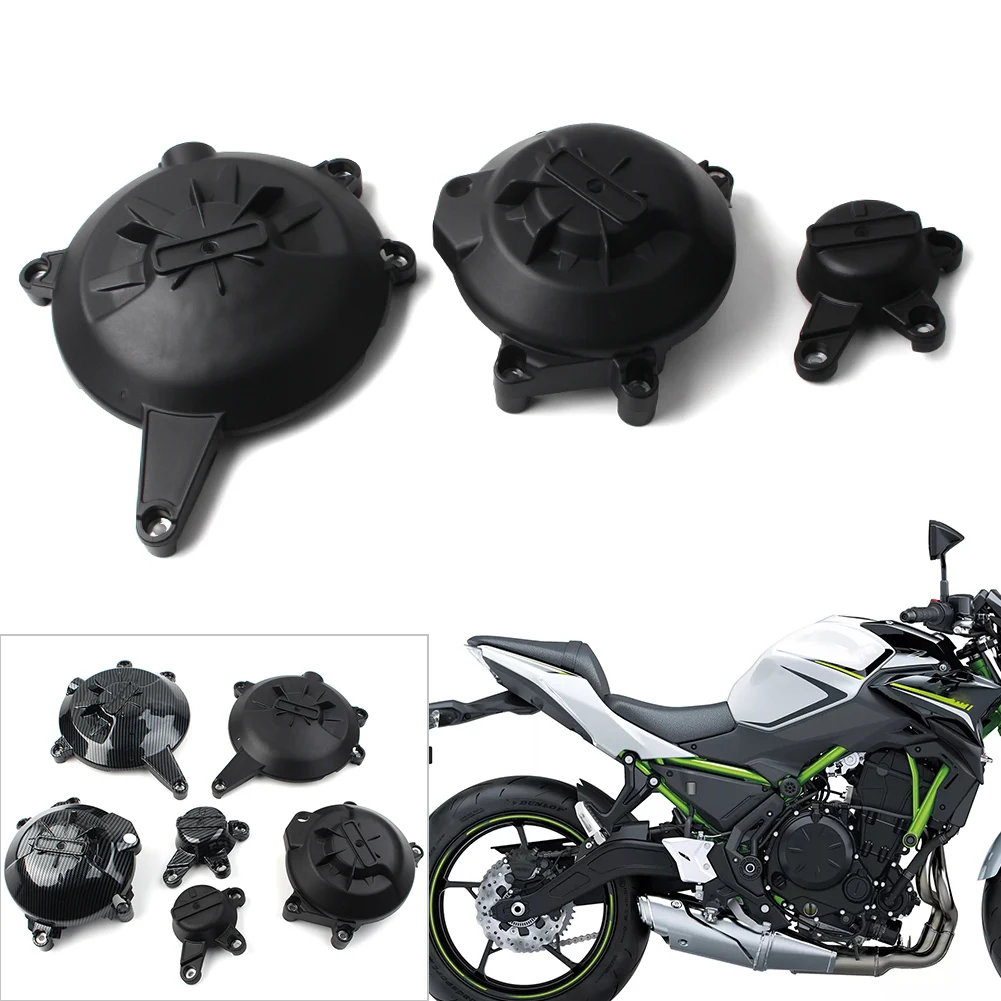 

3Pcs/Set Motorbike Engine Crash Protector Guard Gear Crank Case Cover Slider For Kawasaki Z650 2017 2018 2019 2020