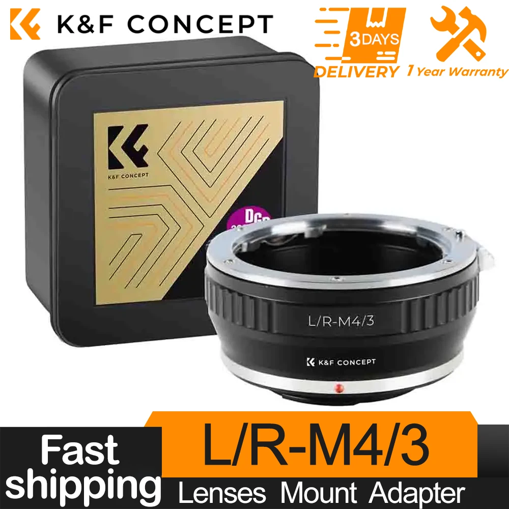 

K&F Concept Mount Adapter for Leica R lense to Canon Micro 4 3 MFT Camera for Panasonic Lumix G1 GH1 Olympus DJI Zenmuse X5