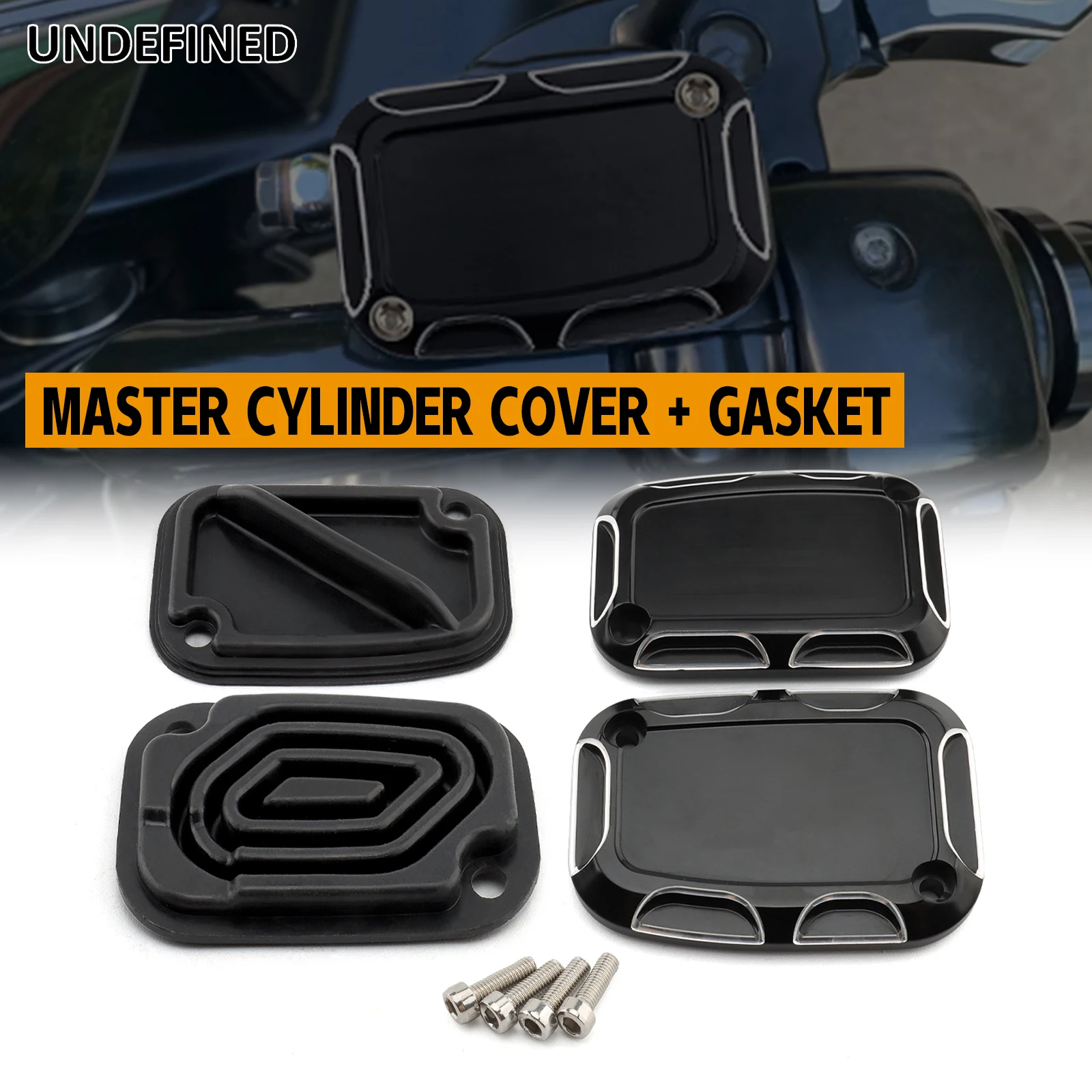 Fit For Harley Touring Road King Electra Street Glide FLH FLHR Motorcycle Front Brake Clutch Master Cylinder Cover Gasket