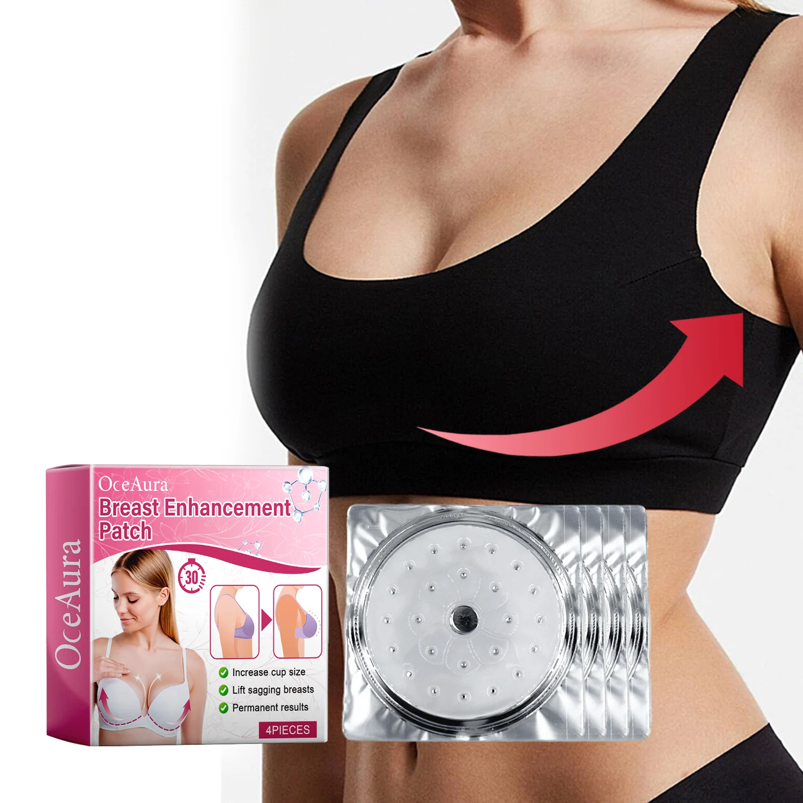 

Breast Enhancement Growth Patch, Lifting And Beautifying Breasts, Firming And Plumpness, And Preventing Sagging, Chest Care