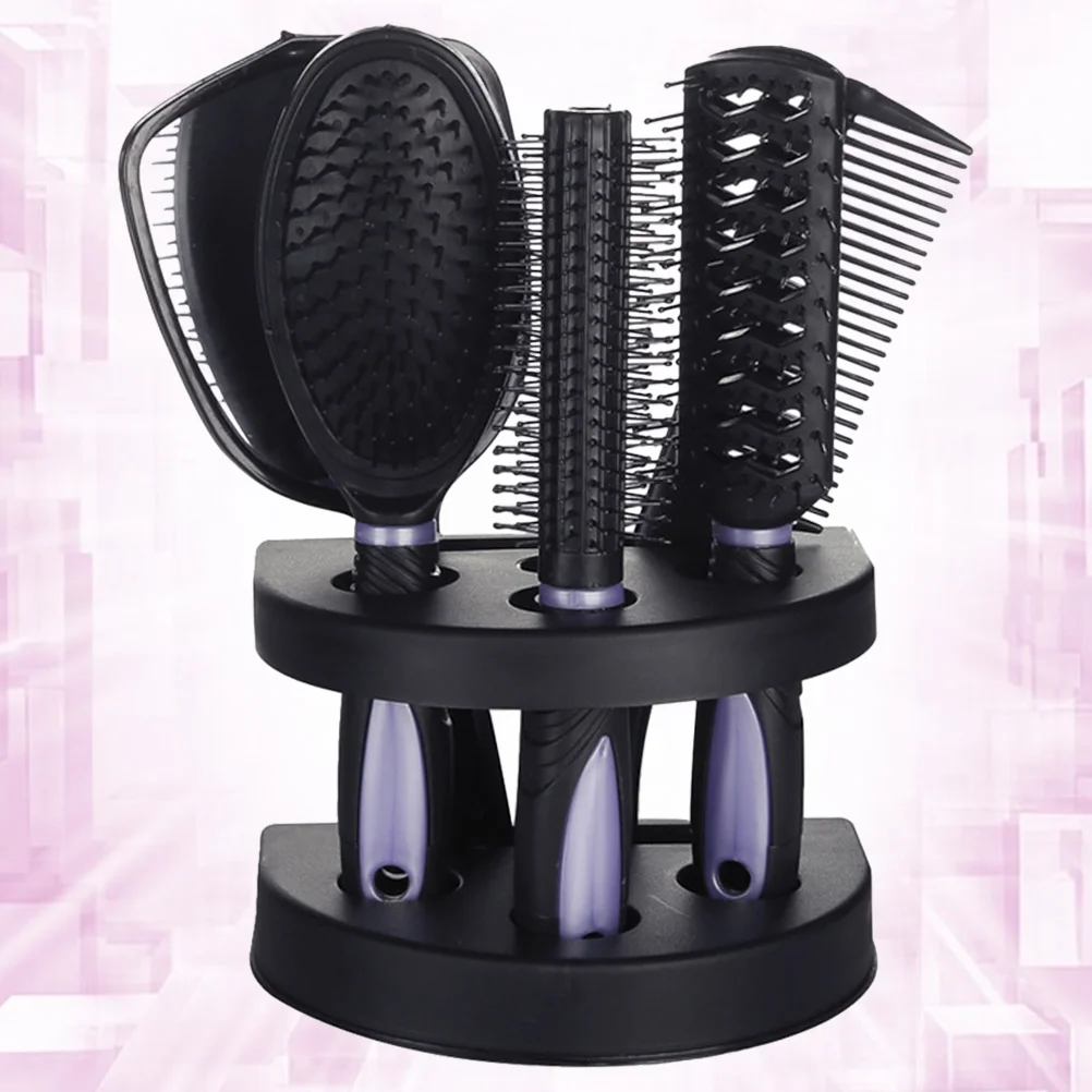 

5 Pcs Mirror Hair Comb Set of Hairbrush Curls Styling Tools Major Women's