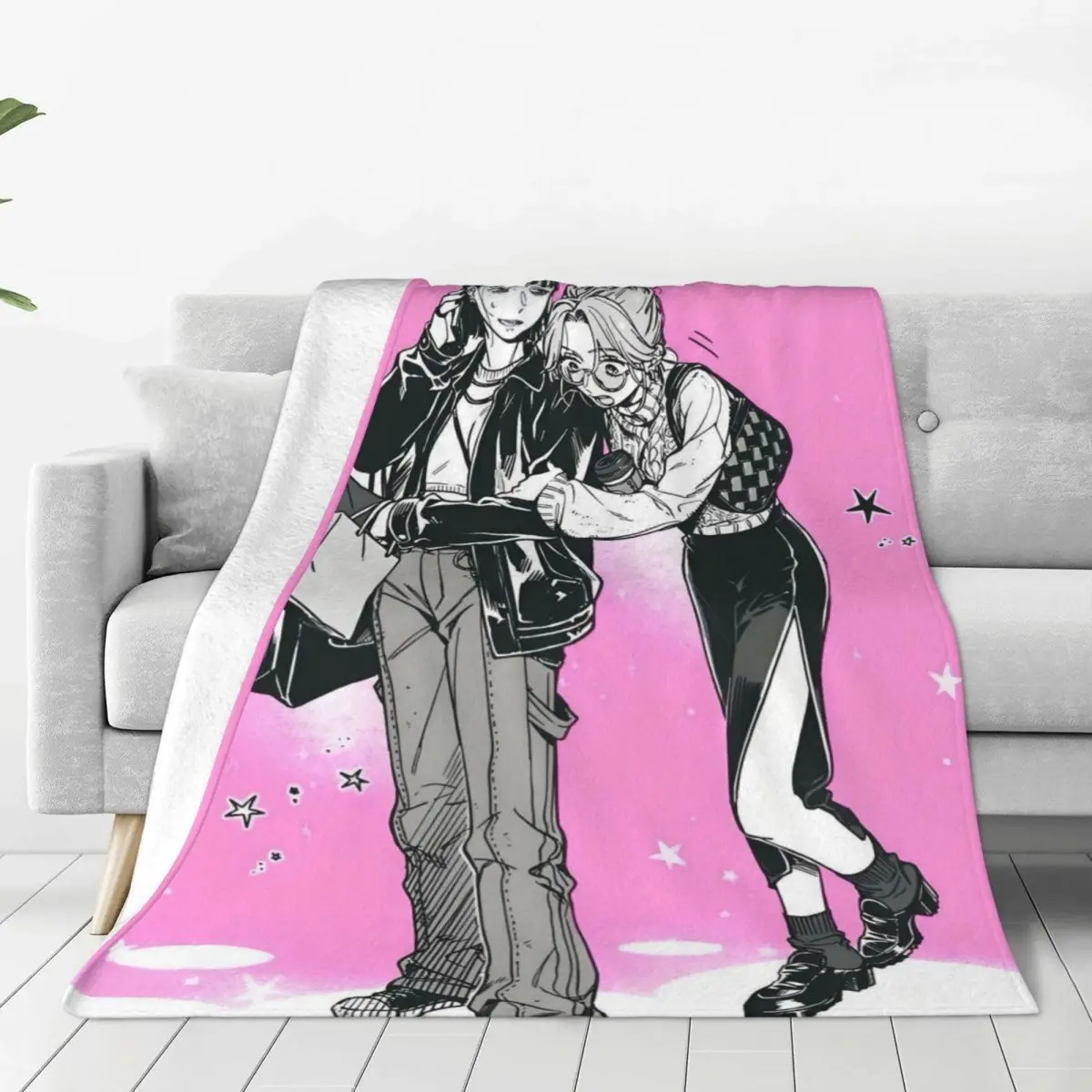 Custom The Guy She Was Interested In Wasn't A Guy At All Skicomfort Blanket 3D Printed Soft Flannel Fleece Warm Throw Blankets