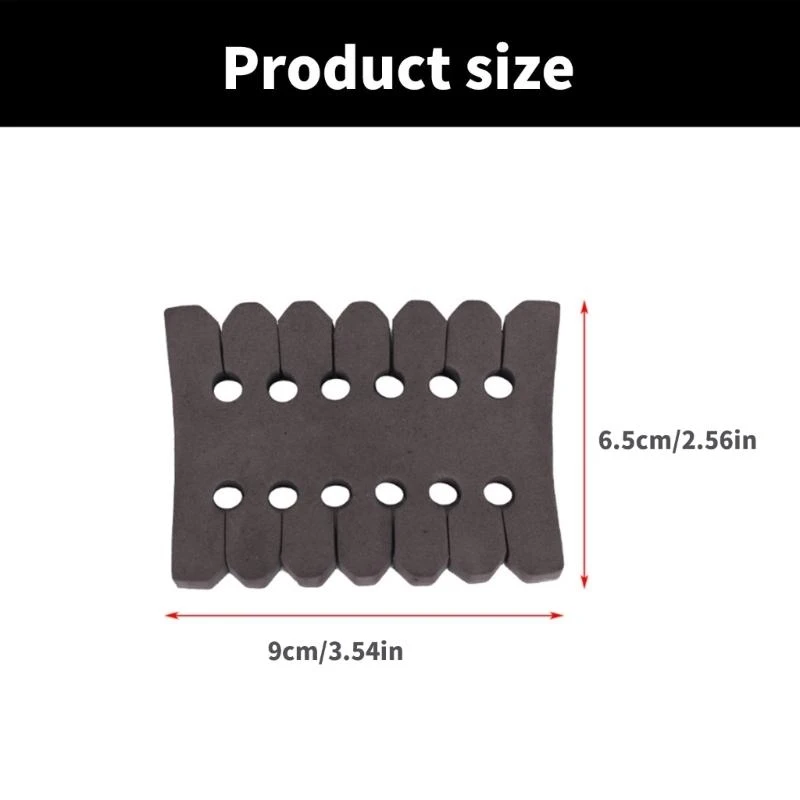 10 قطع من السهام الإسفنجية خفيفة الوزن لحماية حامل فاصل الرف سهل الاستخدام