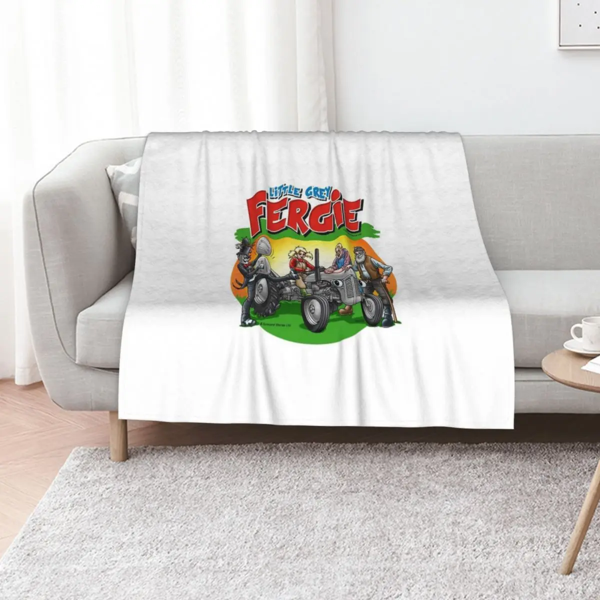 Little Grey Fergie and friends Throw Blanket Comforter manga Custom Soft for winter Blankets