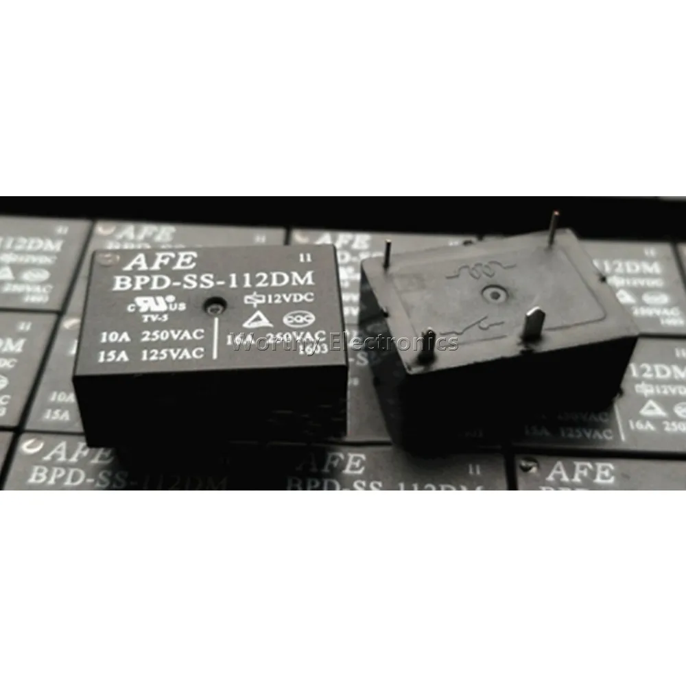 Free Shipping 10PCS/LOT BPD-SS-112DM AFE  12VDC 4PIN Relay 12V 16A HF7520