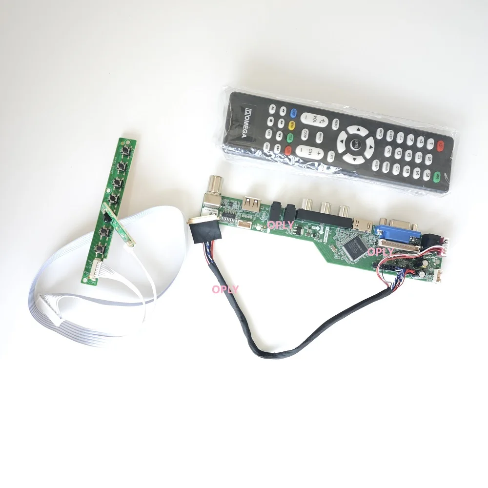 

Комплект платы контроллера телевизора для N173FGE N173FGE-L23/L21 N173O6 1600X900 17,3 дюйма HDMI-совместимый RF USB AV VGA аудио светодиодный экран