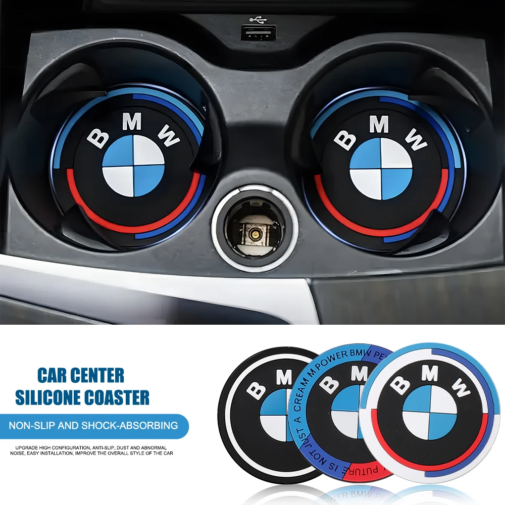 

2/4 шт. автомобильные подставки под стаканы, противоскользящие накладки, аксессуары для BMW E46 E90 E60 F30 F10 E39 E36 F20 G30 G20 E87 E92 E91 E30 F11 X1 X3