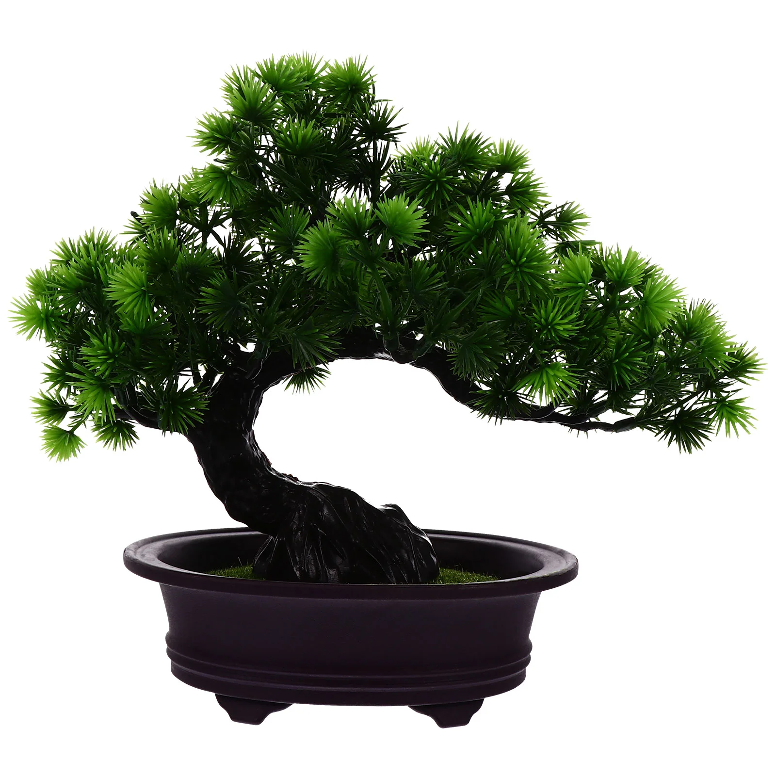 

Welcoming Pine Ornaments Bonsai Fake Potted Plant Office Decor Mini Artificial Welcome Plastic Home Simulation