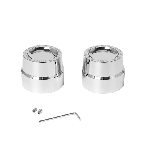 Imagen 2 del producto Tapa de tuerca de eje delantero y trasero para Harley Sportster XL 883 1200 Dyna Softail Fat Boy Touring Street Road Electra Tri Glide