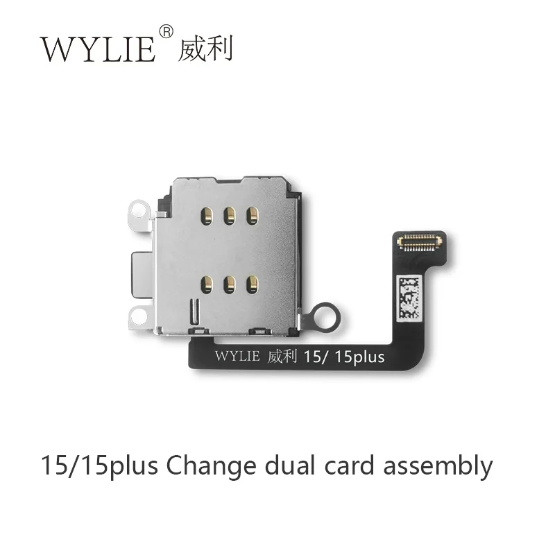 WYLIE For iPhone 15 Plus ESIM to Dual SIM Card Change Dual Card