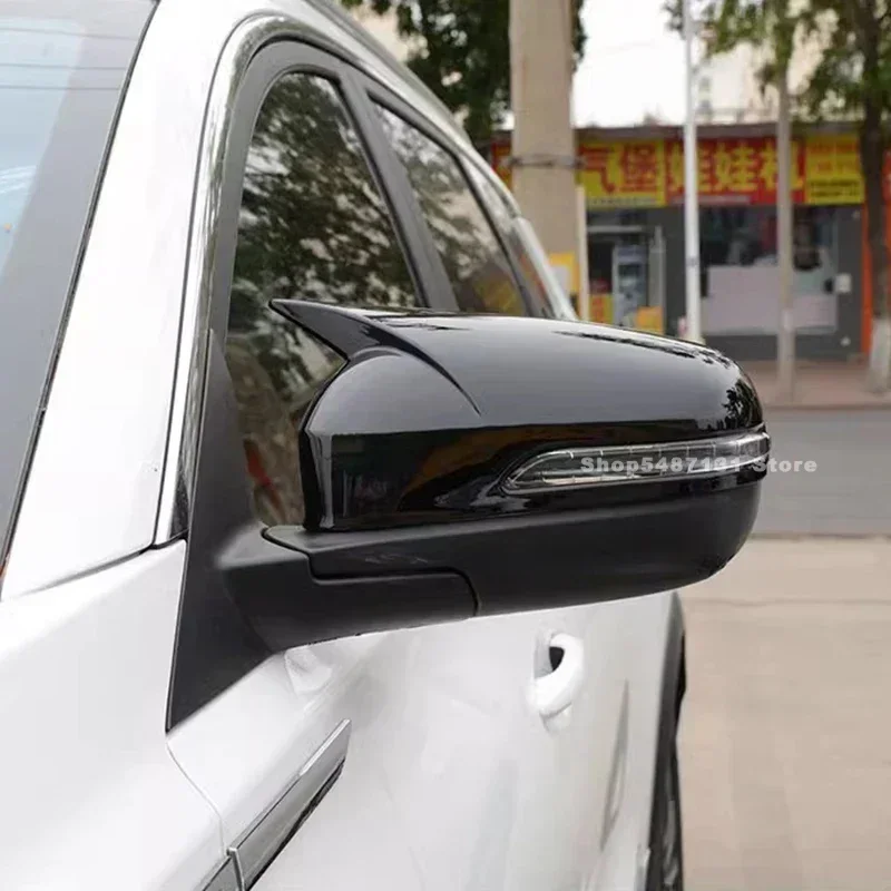 Car Side Mirror Cap Rearview Cow Corner Mirror Retrofit Cover for Chery Tiggo 8 Plus 7 5x Exterior Accessories 2019-2024