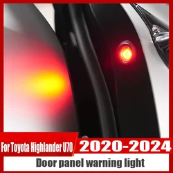 For Toyota Highlander U70 2020 2021 2022 2023 2024  modification Door panel warning light LED door opening warning light