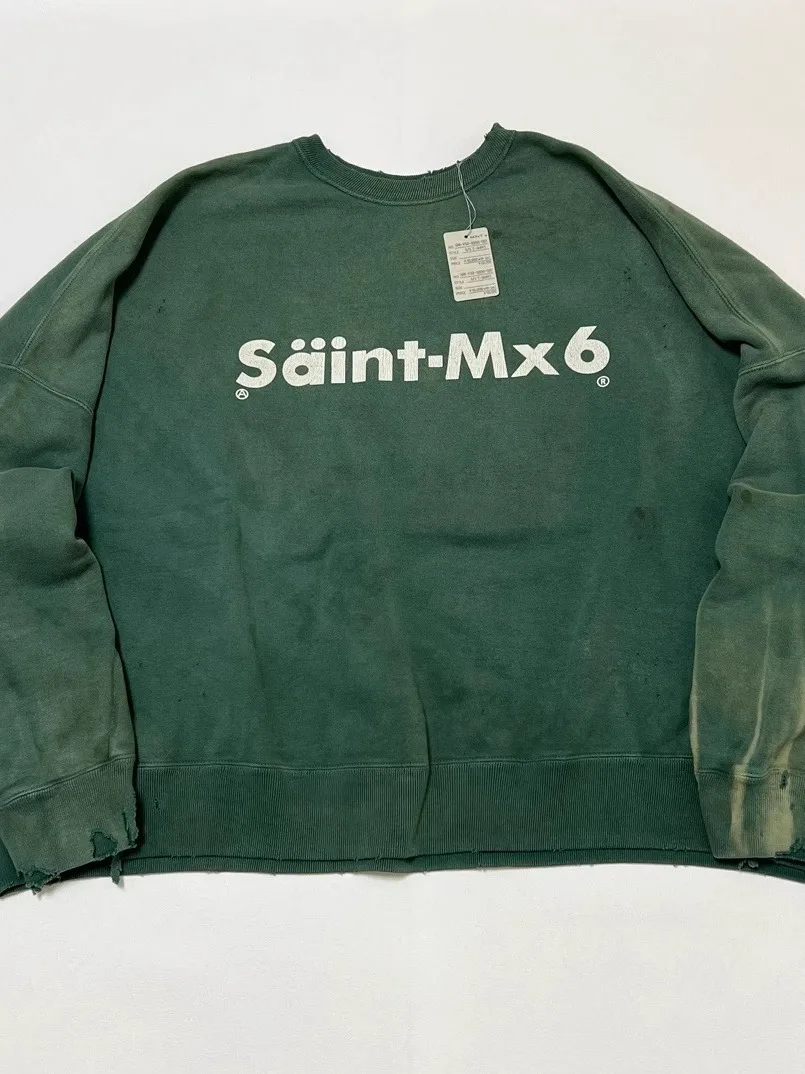 

Retro Waed round Ne Sweatirt Cra Print Logo Engli Letter Vintage Sle Youthful Comfortable Fit All Seasons Streetwear