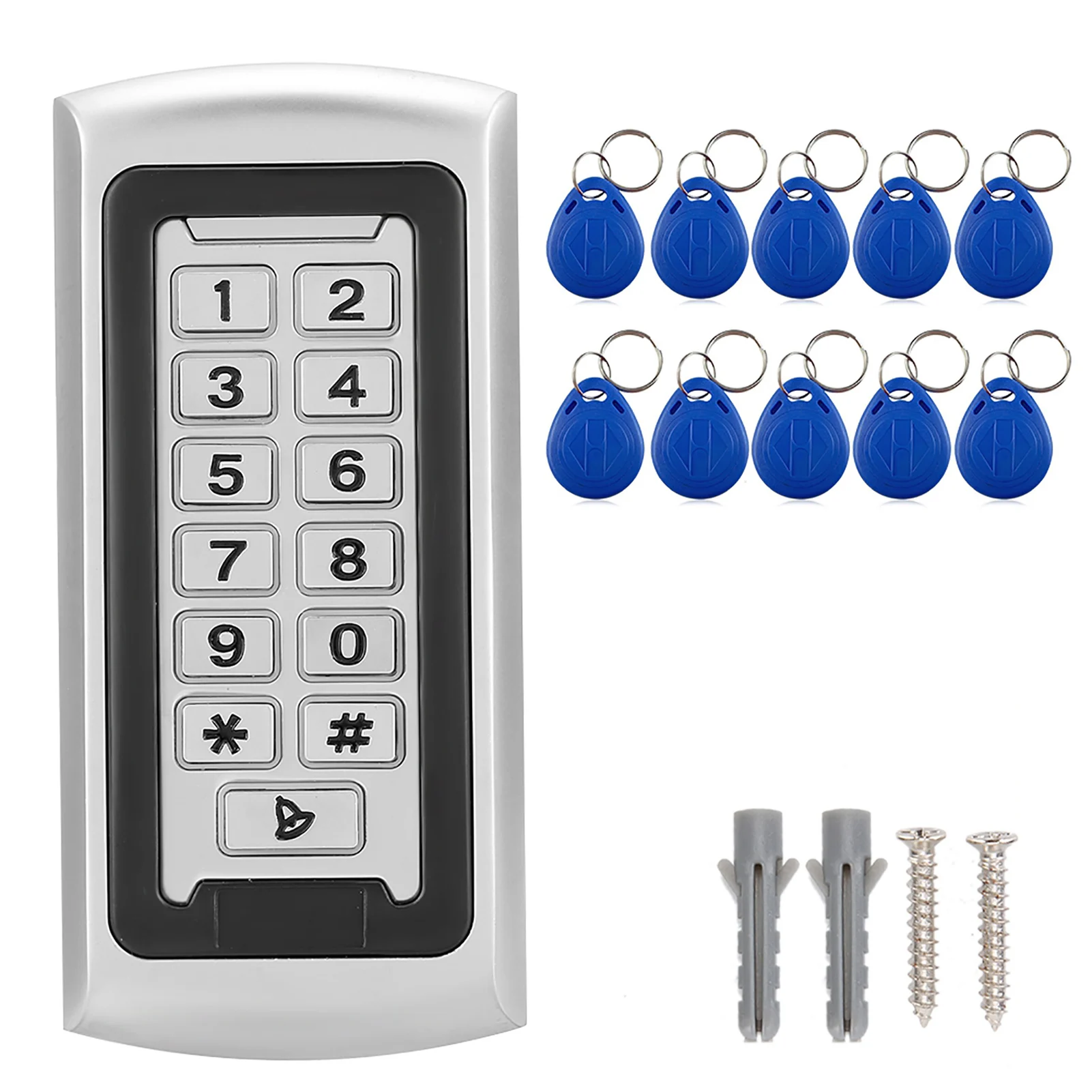 125KHz RFID Outdoor 2000 Users Wiegand 26 Security Keypad Access Control Access Control Recognition Attendance WG Access Control