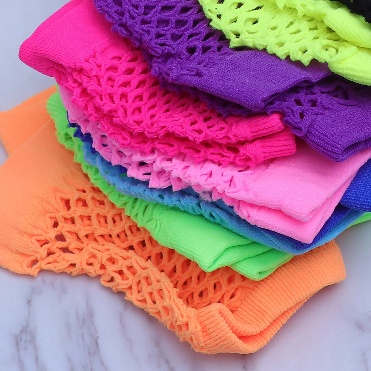 

12 пар ажурных перчаток без пальцев, короткие сетчатые нейлоновые эластичные концертные вечерние танцевальные костюмы, аксессуары для уличных танцев