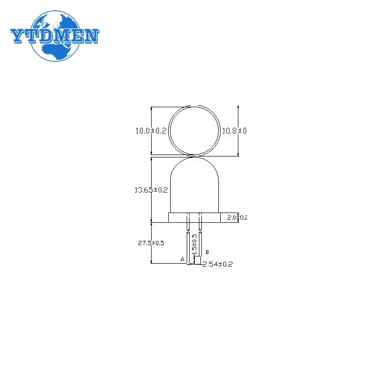 10PCS 10mm RGB LED Diode Multicolor Fast/Slow Flashing Super Bright Light Emitting Diodes Transparent Round Diffuse Flash Lamps