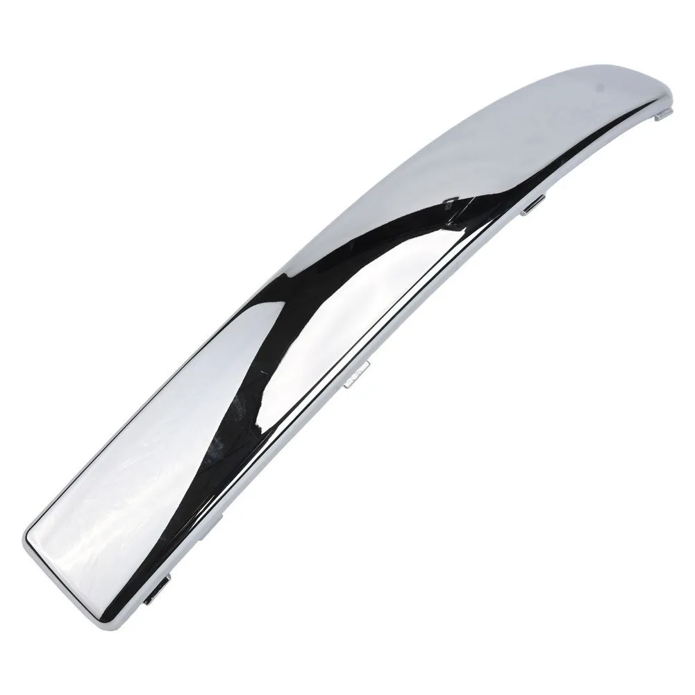 Silver Bumper Strip Front Bumper Trim For Car Exterior Restoration Silver Pressure Resistant For Fiat 500 2007-2015