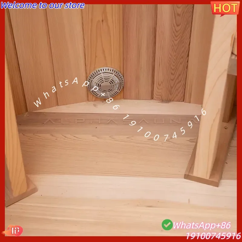 2026Hot New Design Outdoor Solid Wooden Hot Tubs Barrel and Spas