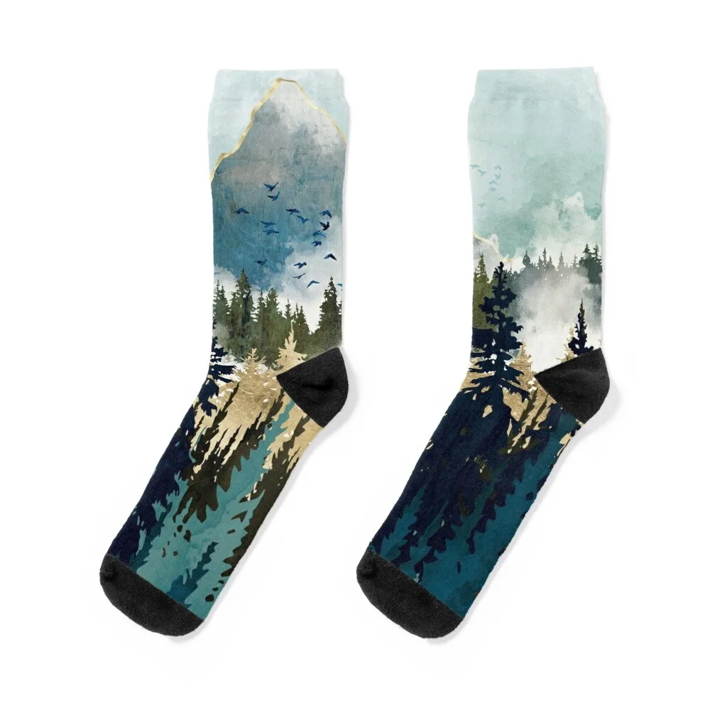 Misty Pines Socks cartoon snow new year designer brand Man Socks Women's