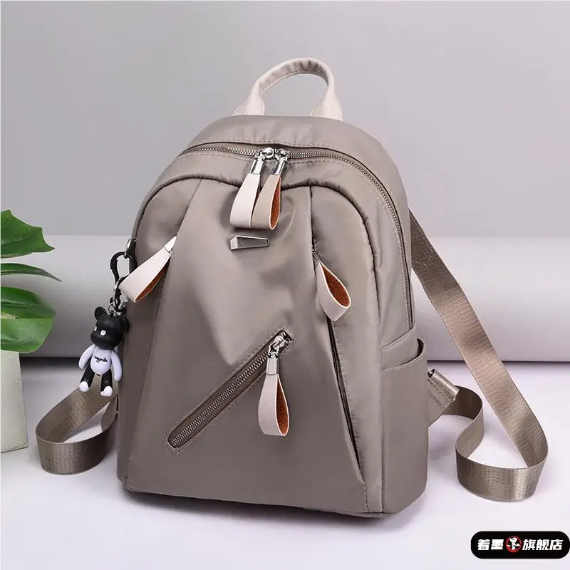 

Ox Cloth Double oulder Bag Women's Casual Travel Large Capaci Bapa Faionable All-Match Canvas Bapa for Travel