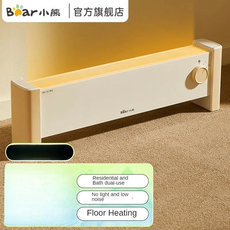 

Electric Heater Household Heating Bedroom Heater Waterproof Bathroom Heater Remote Control of Heating Fan Space Heater 220V